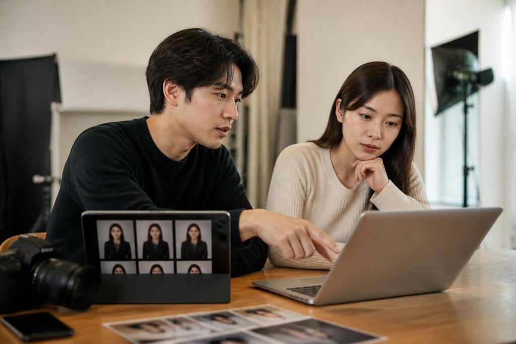 서울 강서구 증명·취업 사진 작업 범위와 현장 조건 이미지