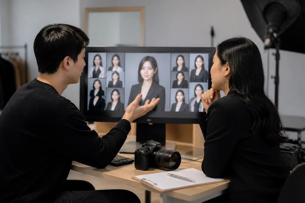 서울 금천구 증명·취업 사진 작업 범위와 현장 조건 이미지