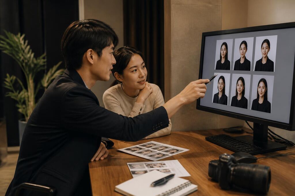 서울 서초구 증명·취업 사진 작업 범위와 현장 조건 이미지