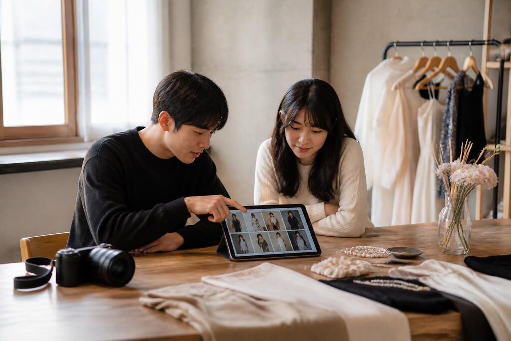 서울 노원구 개인 화보 촬영 작업 범위와 현장 조건 이미지