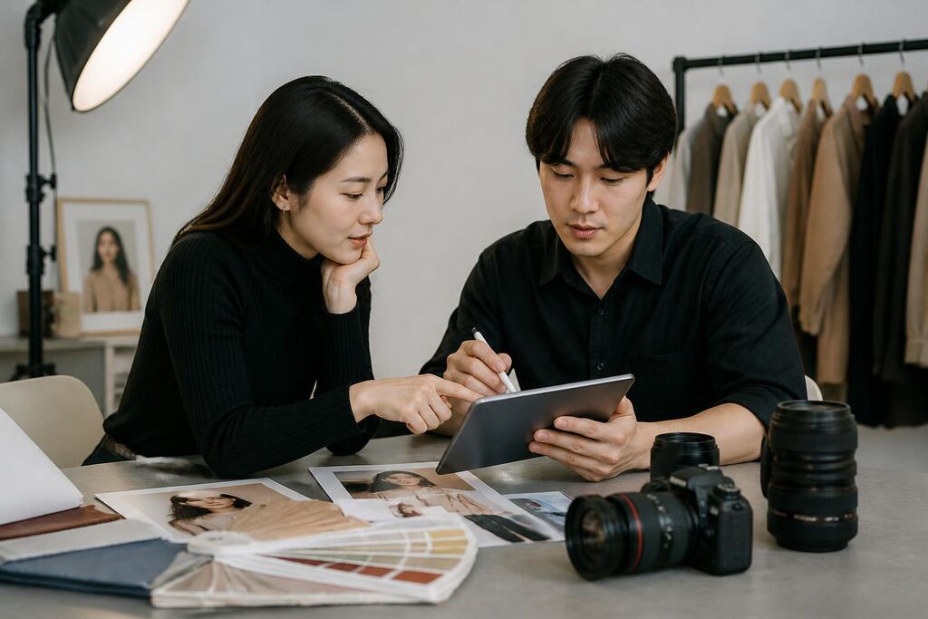 서울 양천구 개인 화보 촬영 작업 범위와 현장 조건 이미지