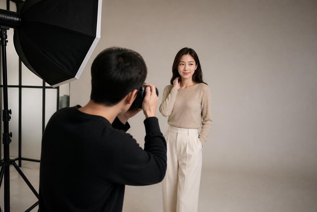 서울 동작구 개인 화보 촬영 이미지