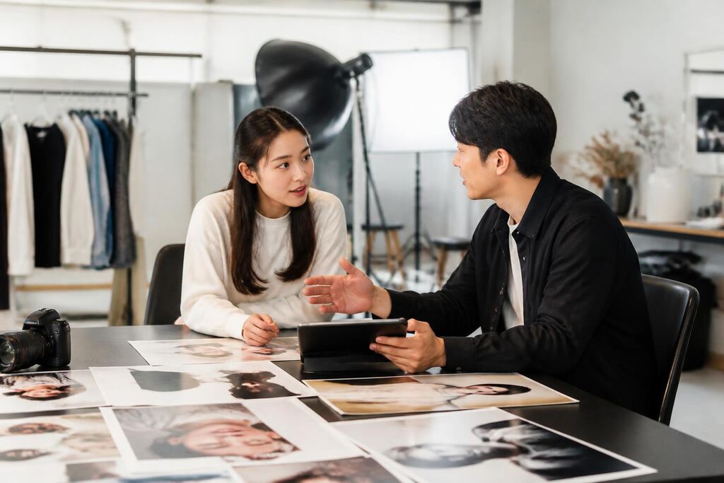 서울 강남구 개인 화보 촬영 작업 범위와 현장 조건 이미지