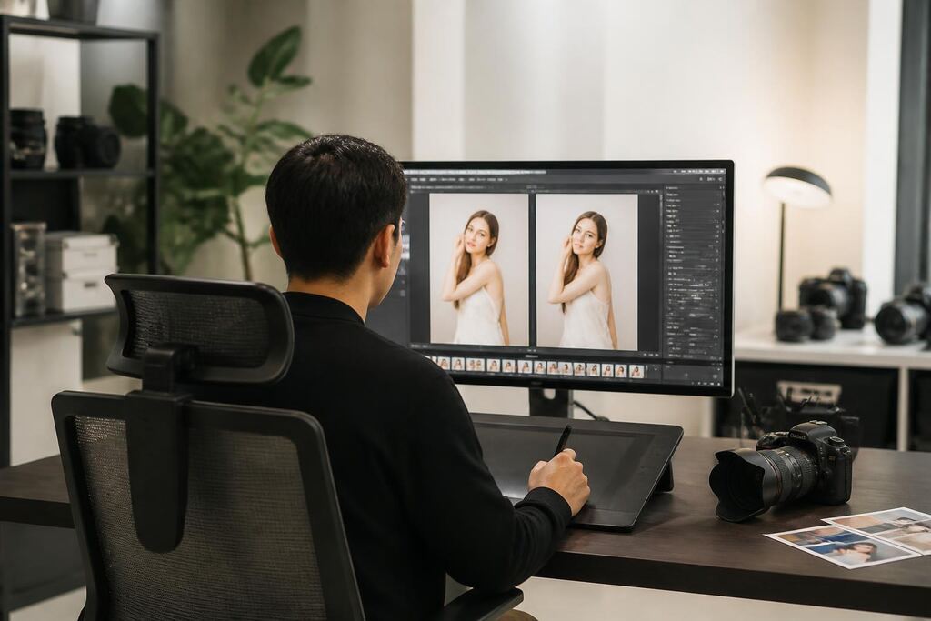 서울 용산구 사진 보정·리터칭 이미지
