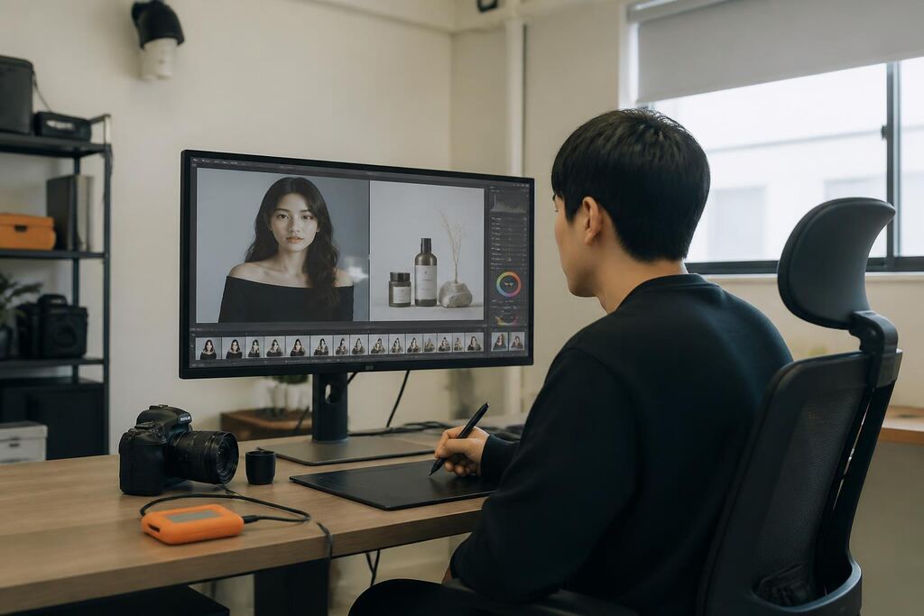 서울 성동구 사진 보정·리터칭 이미지