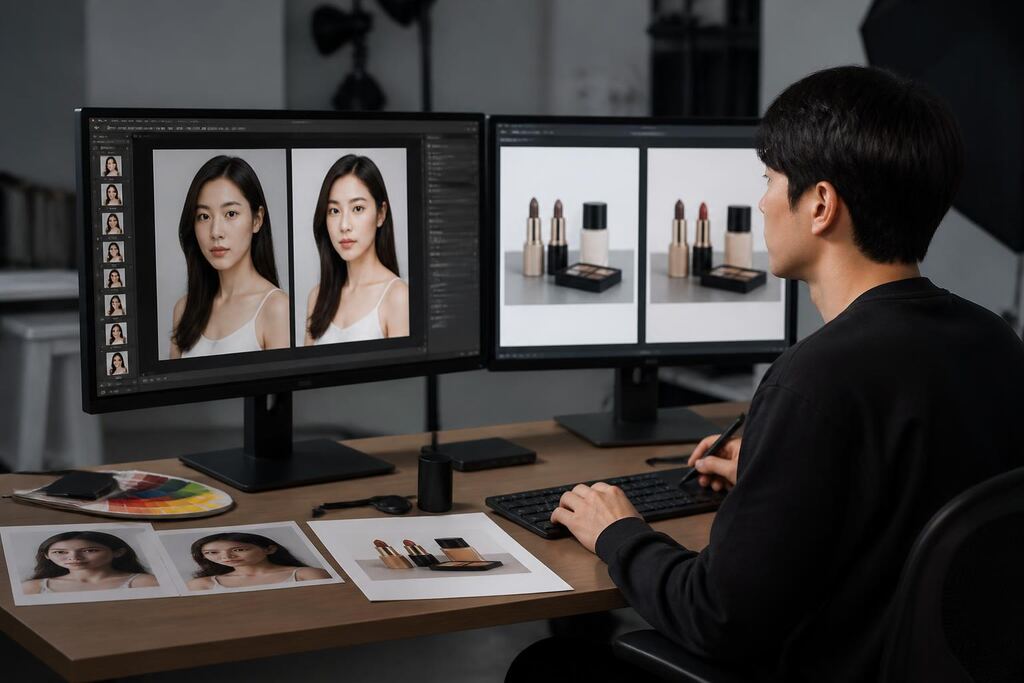 서울 양천구 사진 보정·리터칭 작업 범위와 현장 조건 이미지