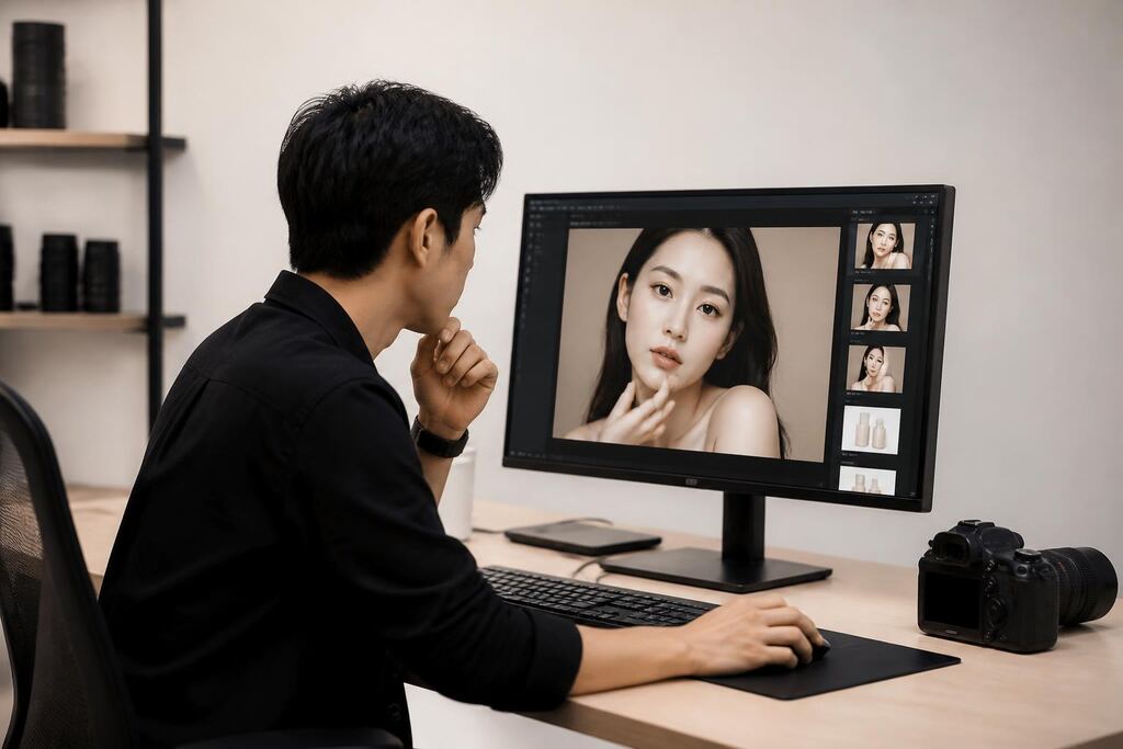 서울 금천구 사진 보정·리터칭 이미지