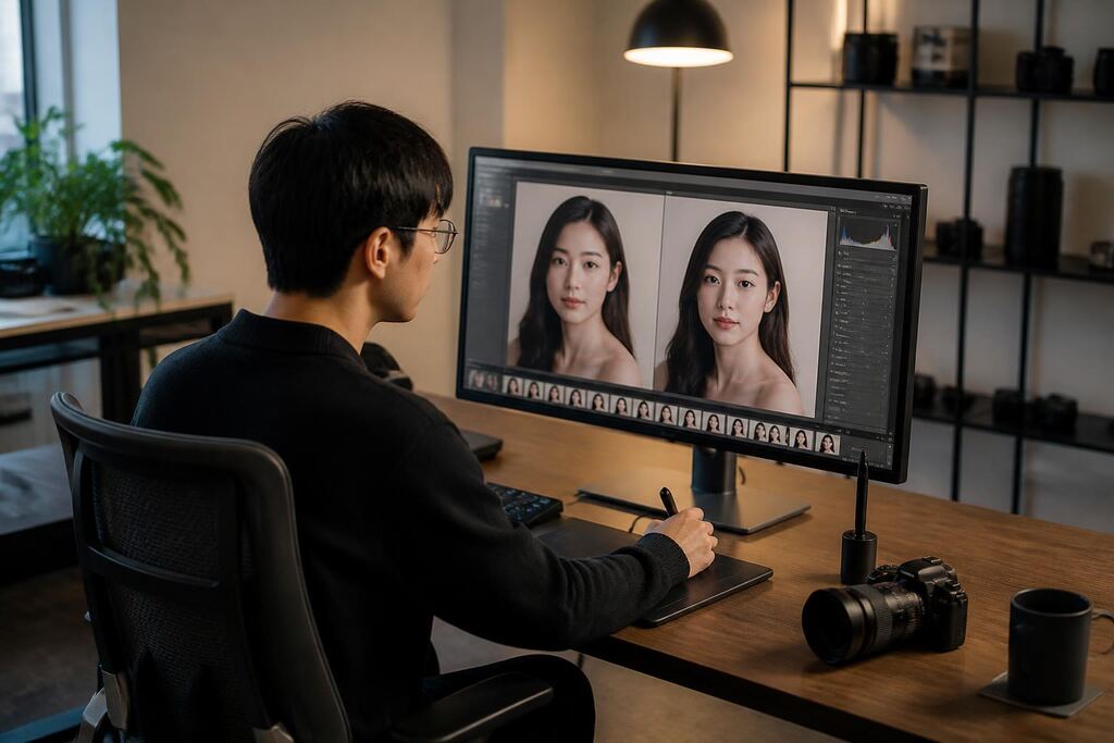 서울 송파구 사진 보정·리터칭 이미지