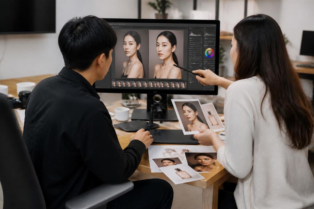 서울 송파구 사진 보정·리터칭 작업 범위와 현장 조건 이미지