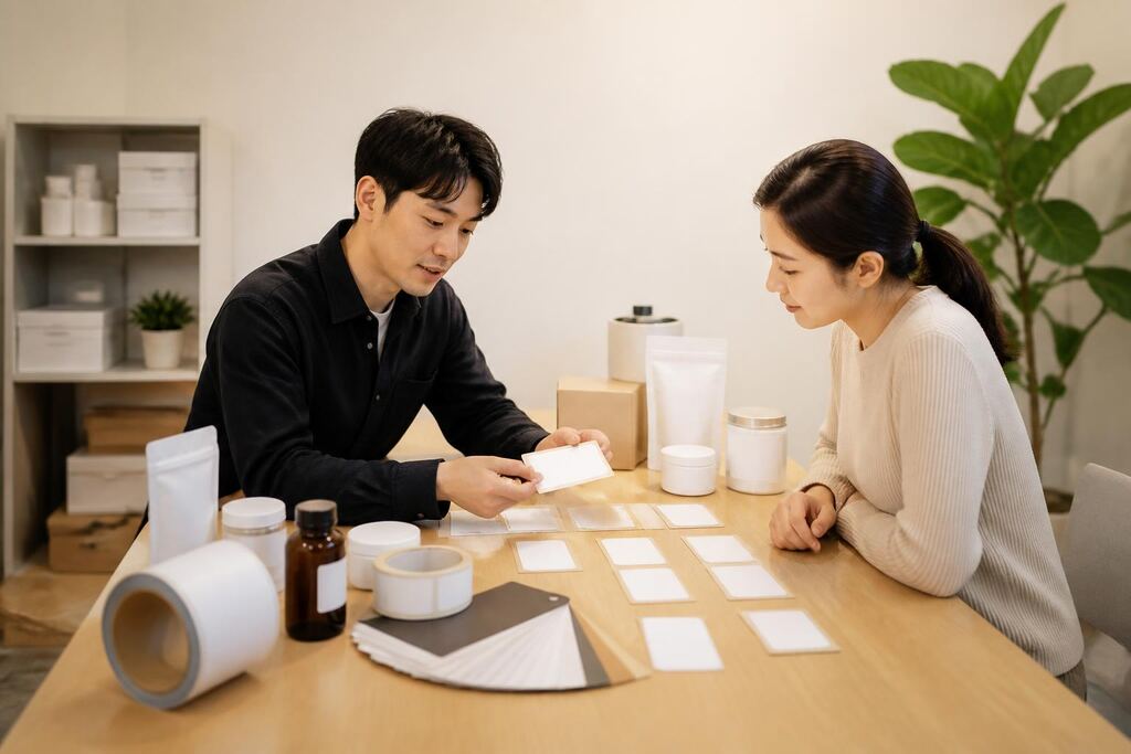 서울 도봉구 제품 라벨 제작 이미지