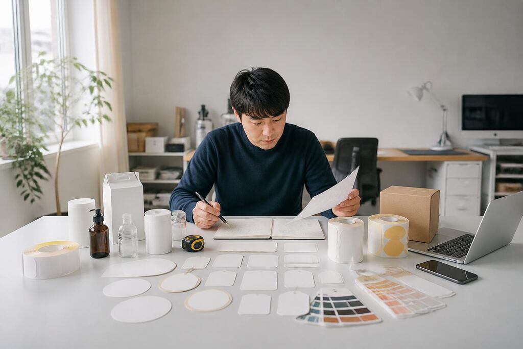 서울 마포구 제품 라벨 제작 이미지