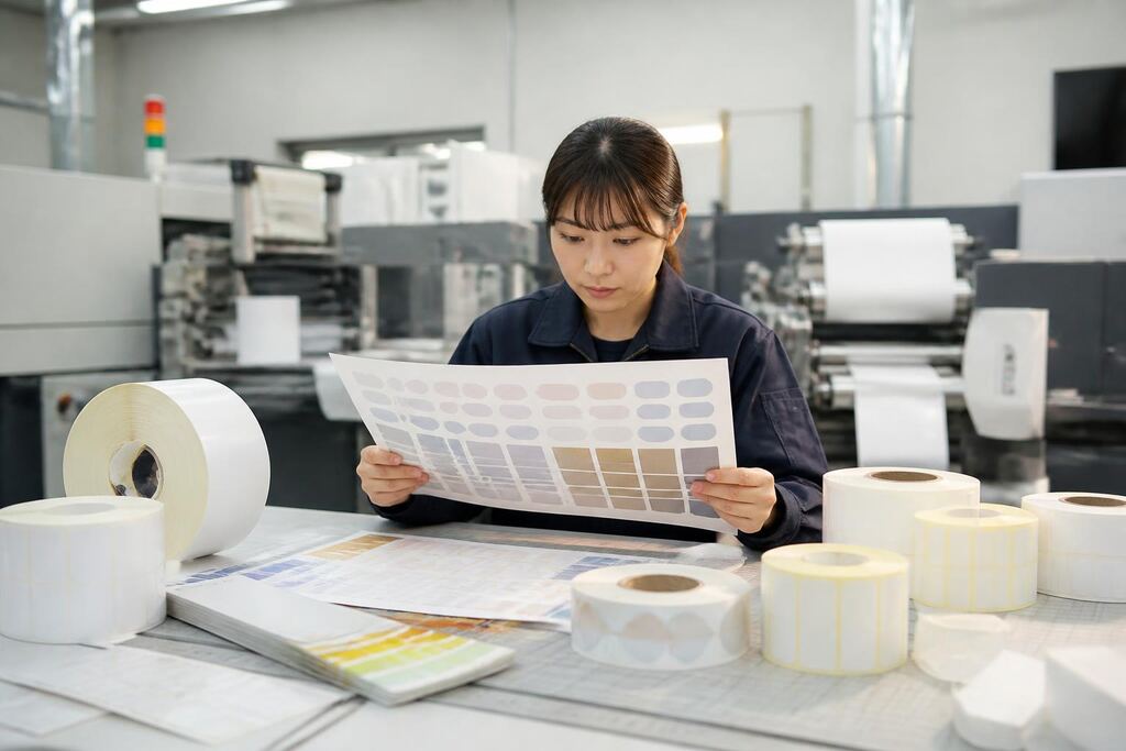 서울 금천구 제품 라벨 제작 작업 범위와 현장 조건 이미지