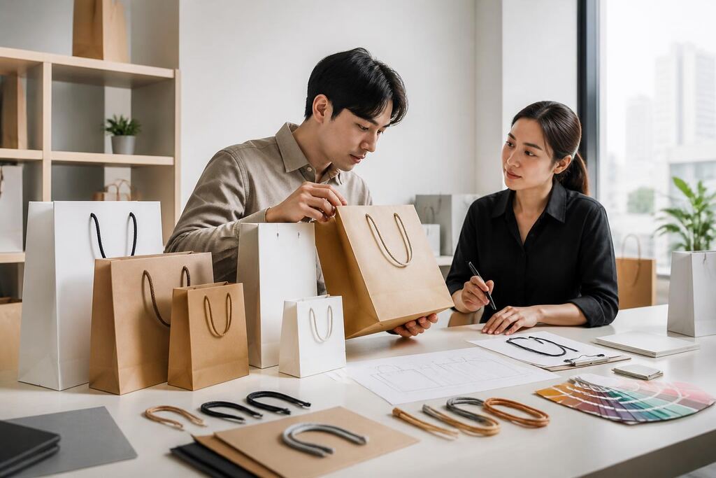 서울 용산구 쇼핑백 제작 이미지