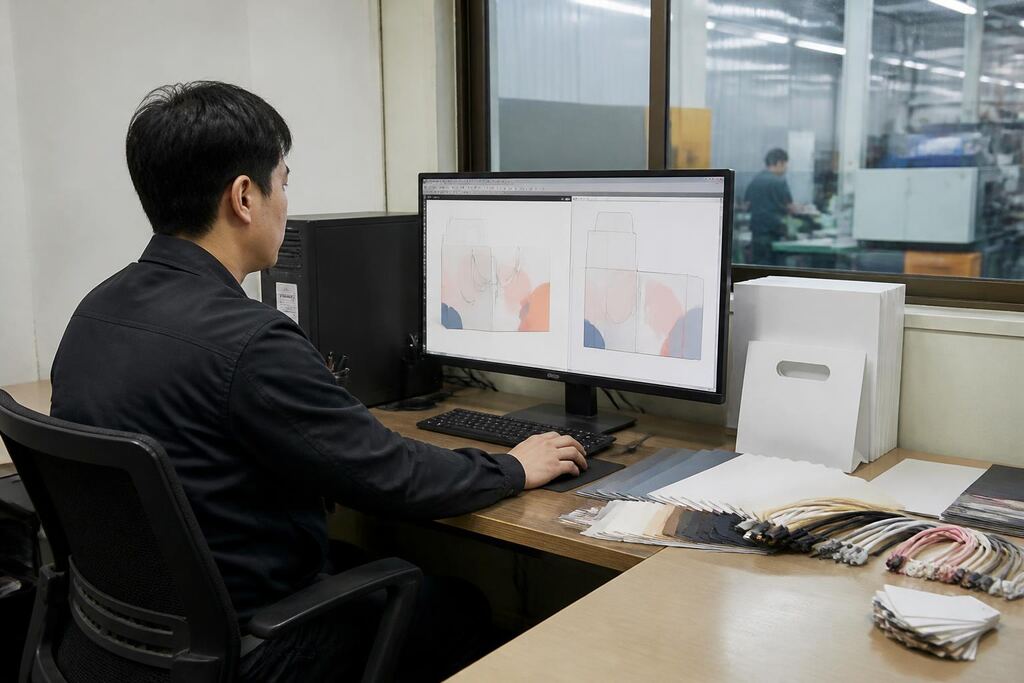 서울 양천구 쇼핑백 제작 작업 범위와 현장 조건 이미지