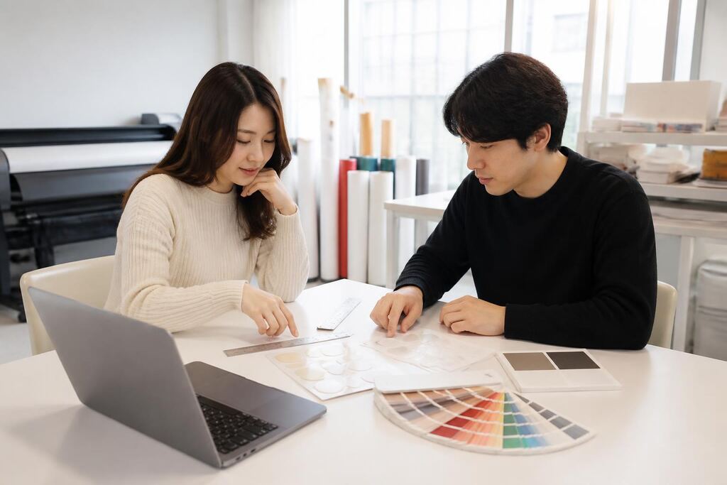 서울 은평구 스티커 제작 이미지