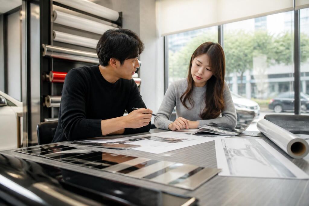 서울 동작구 차량·유리용 스티커 제작 이미지