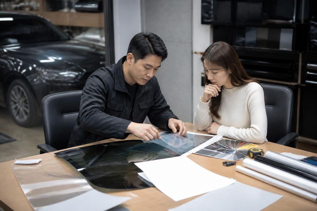 서울 송파구 차량·유리용 스티커 제작 이미지