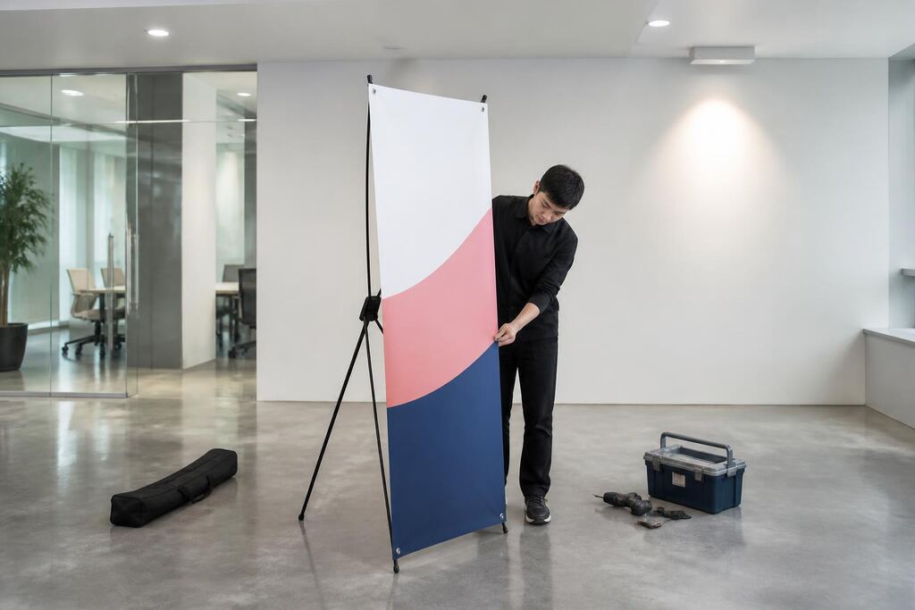서울 동대문구 X배너·배너거치대 제작 이미지