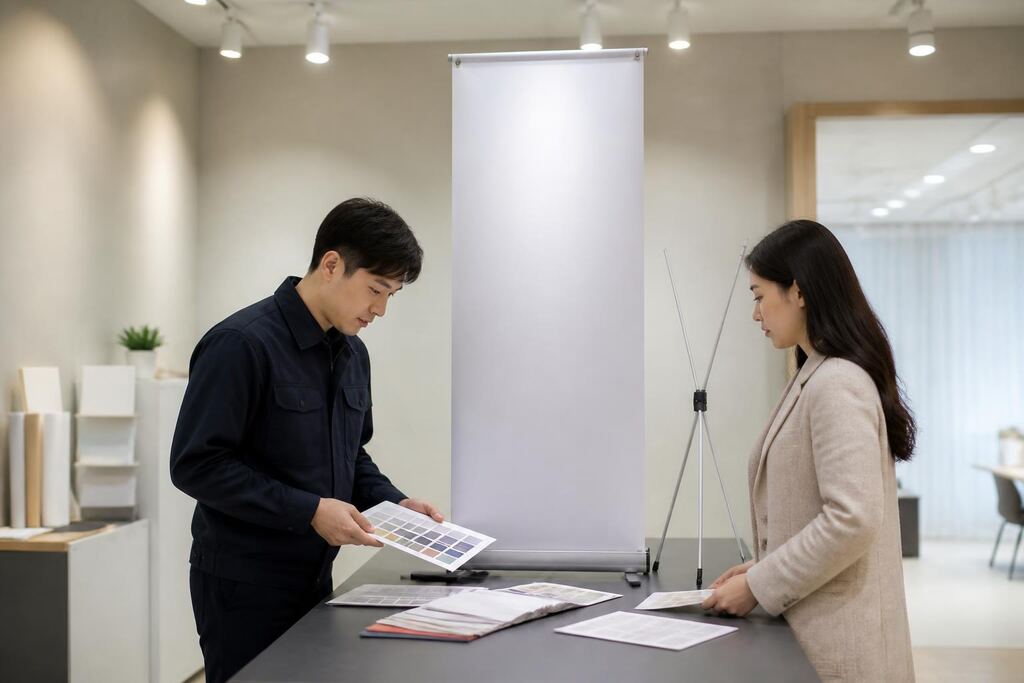 서울 은평구 X배너·배너거치대 제작 이미지