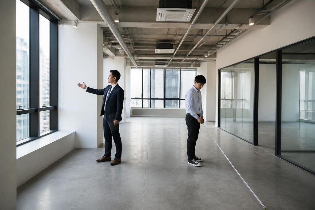 서울 중구 사무실임대 작업 범위와 현장 조건 이미지