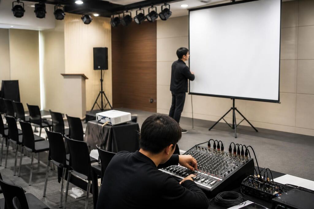 서울 중랑구 음향·영상장비 렌탈 작업 범위와 현장 조건 이미지