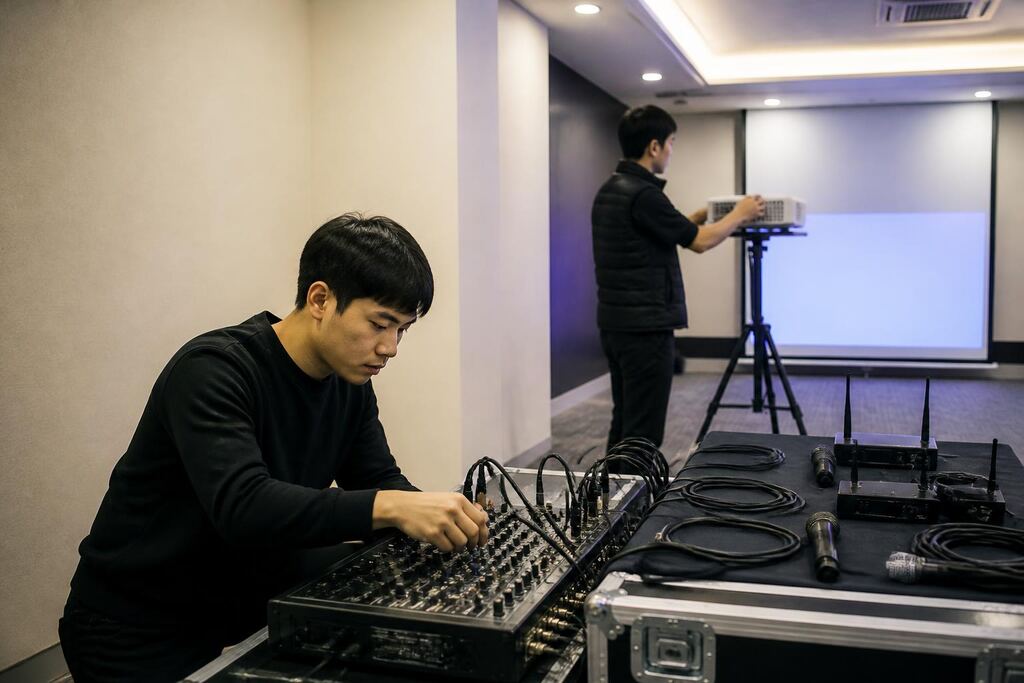 서울 강서구 음향·영상장비 렌탈 작업 범위와 현장 조건 이미지