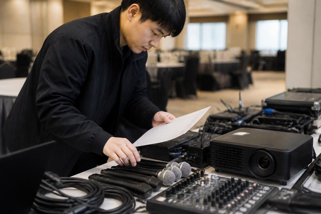 서울 서초구 음향·영상장비 렌탈 작업 범위와 현장 조건 이미지
