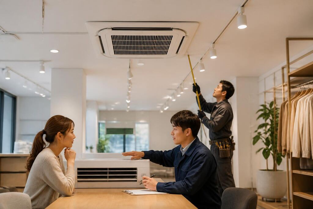 서울 중랑구 상업용 냉난방기 렌탈 이미지