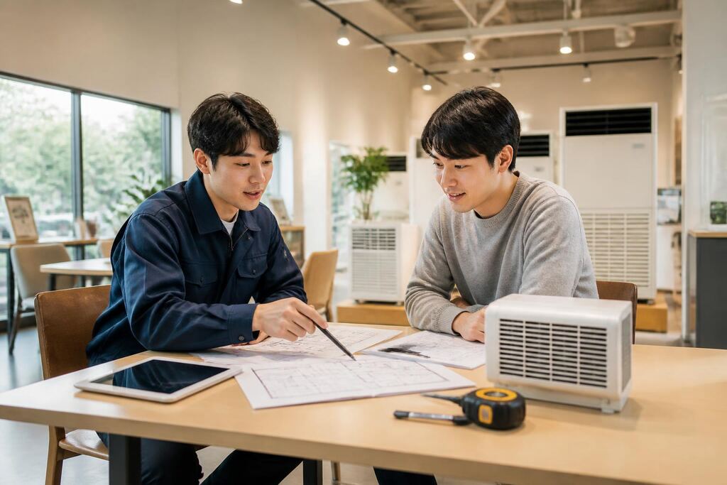 서울 도봉구 상업용 냉난방기 렌탈 이미지