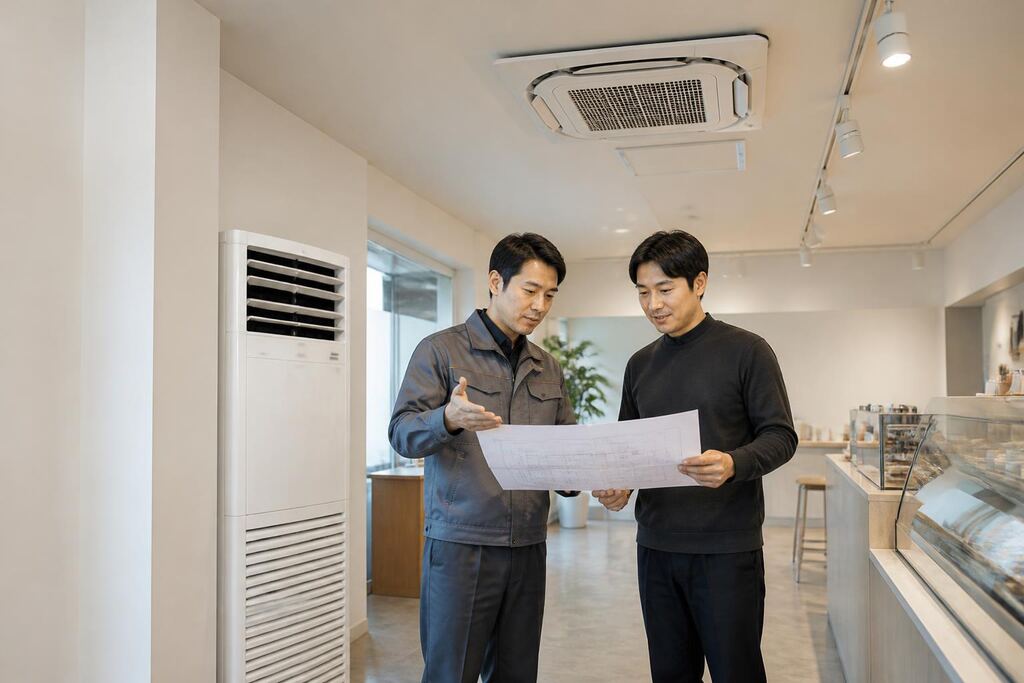 서울 금천구 상업용 냉난방기 렌탈 이미지