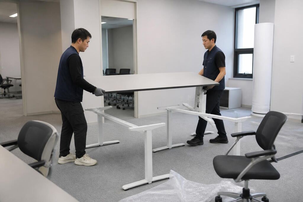 서울 용산구 책상·의자 렌탈 작업 범위와 현장 조건 이미지