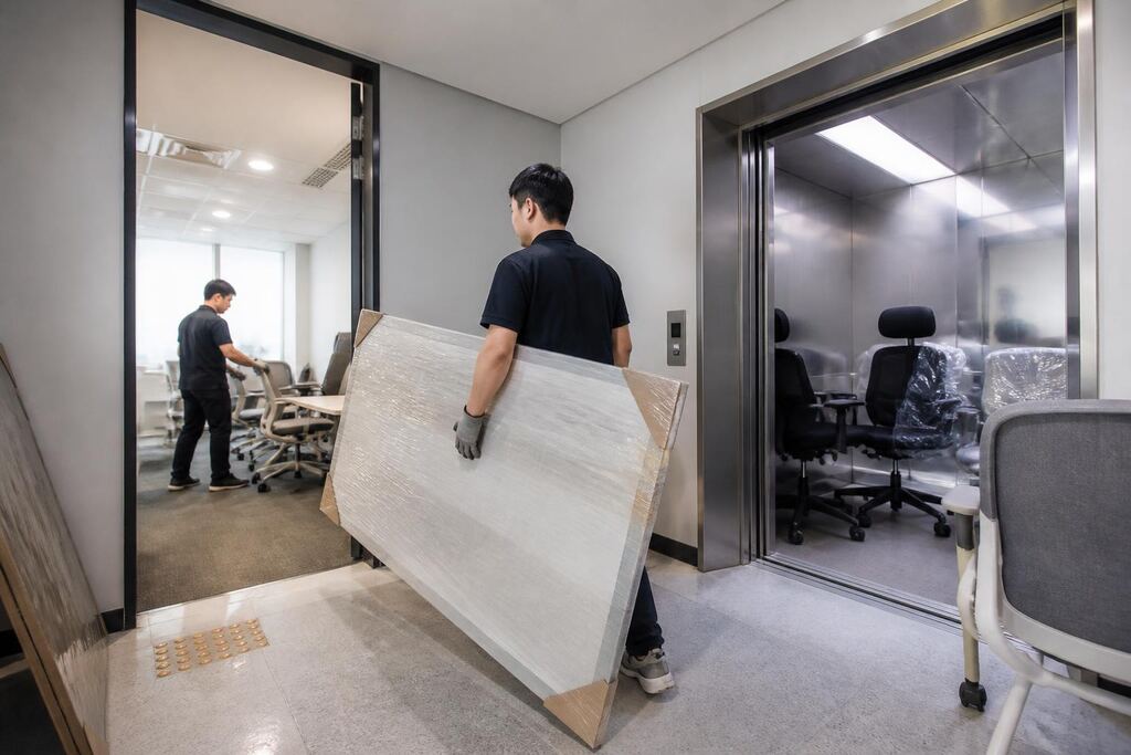 서울 동대문구 책상·의자 렌탈 작업 범위와 현장 조건 이미지