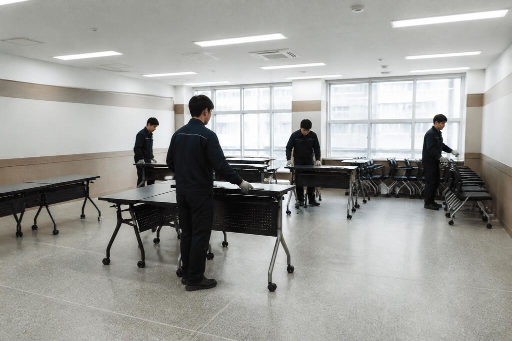 서울 노원구 책상·의자 렌탈 작업 범위와 현장 조건 이미지