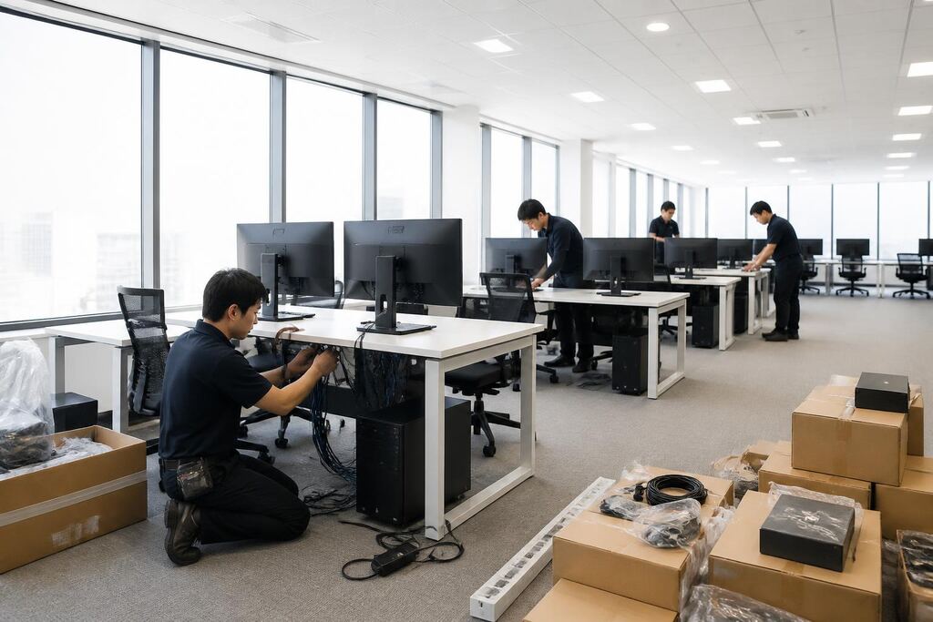 서울 성북구 데스크톱 렌탈 작업 범위와 현장 조건 이미지