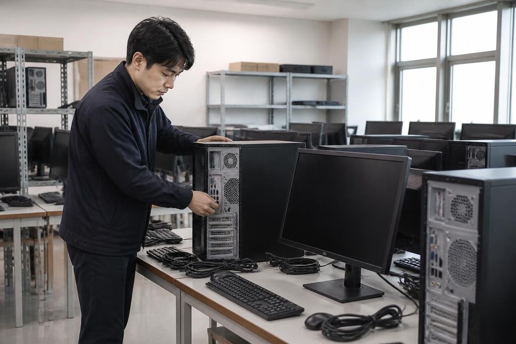 서울 노원구 데스크톱 렌탈 작업 범위와 현장 조건 이미지