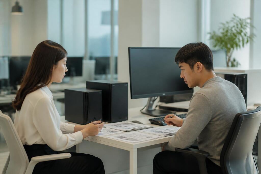 서울 마포구 데스크톱 렌탈 작업 범위와 현장 조건 이미지