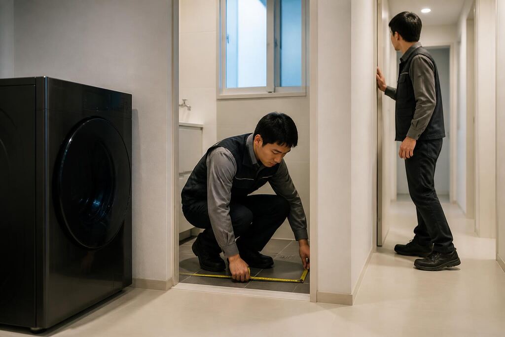 서울 서초구 건조기 렌탈 작업 범위와 현장 조건 이미지