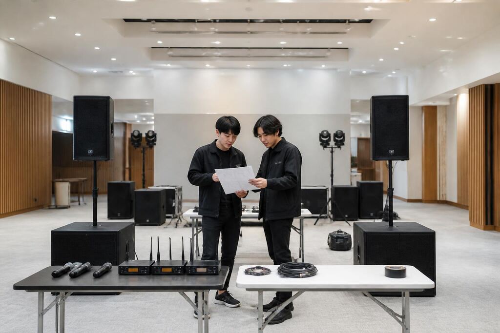 서울 서초구 행사장비 렌탈 이미지