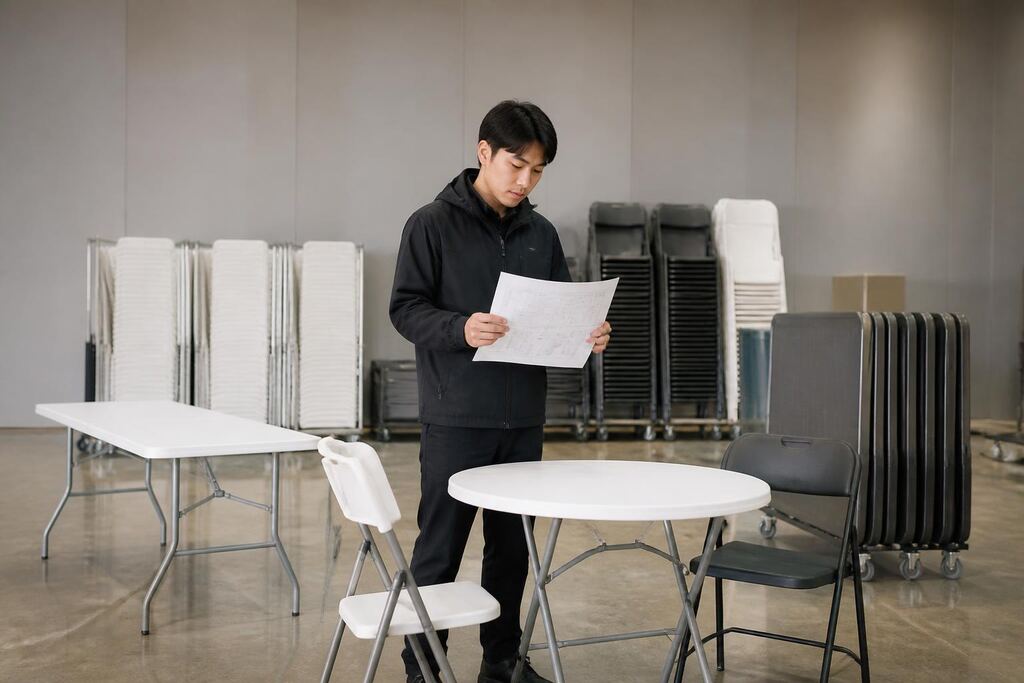 서울 중구 테이블·의자 렌탈 이미지