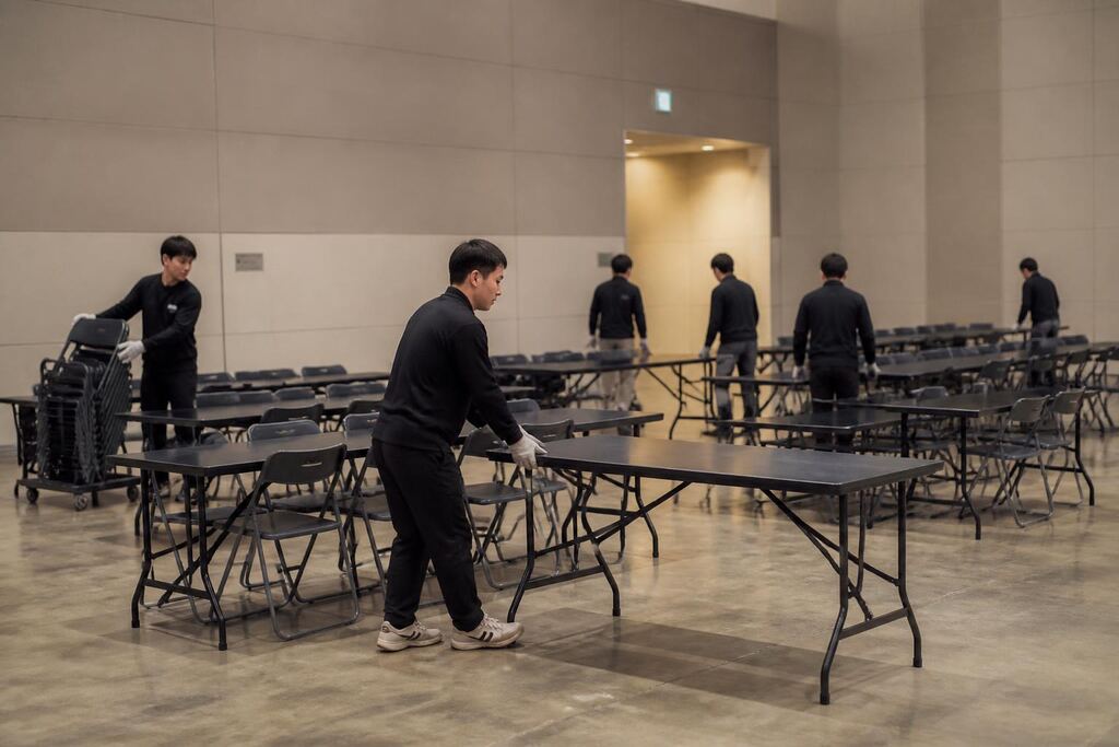 서울 중구 테이블·의자 렌탈 작업 범위와 현장 조건 이미지