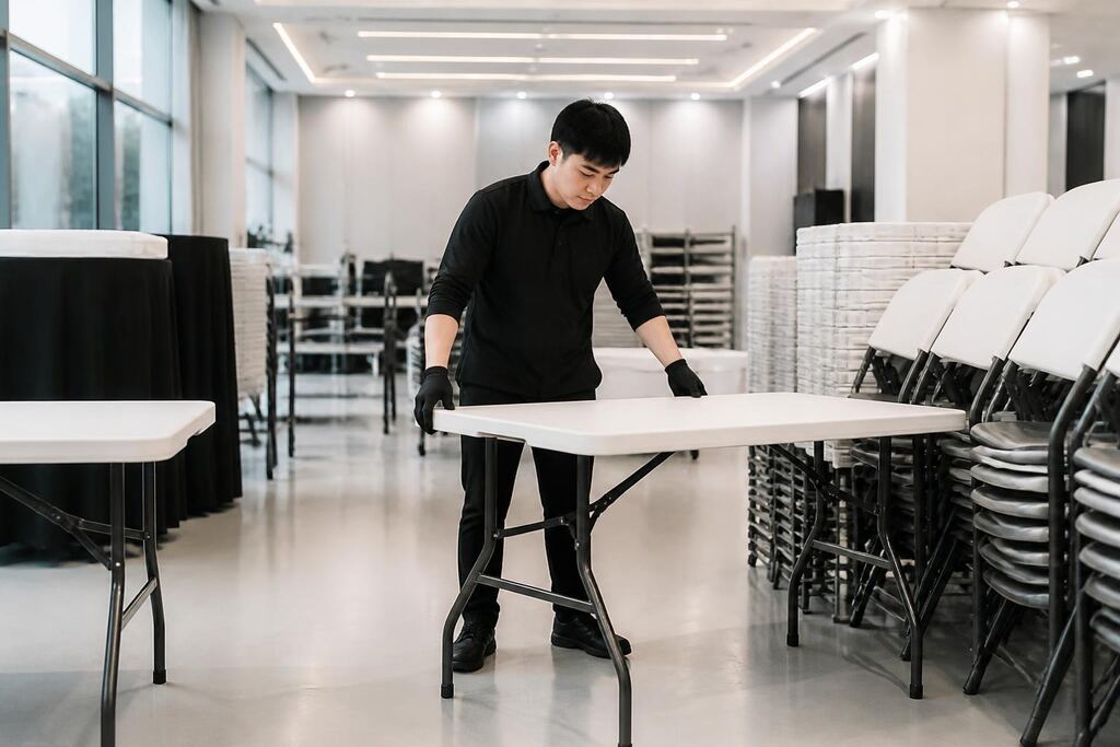 서울 성동구 테이블·의자 렌탈 이미지