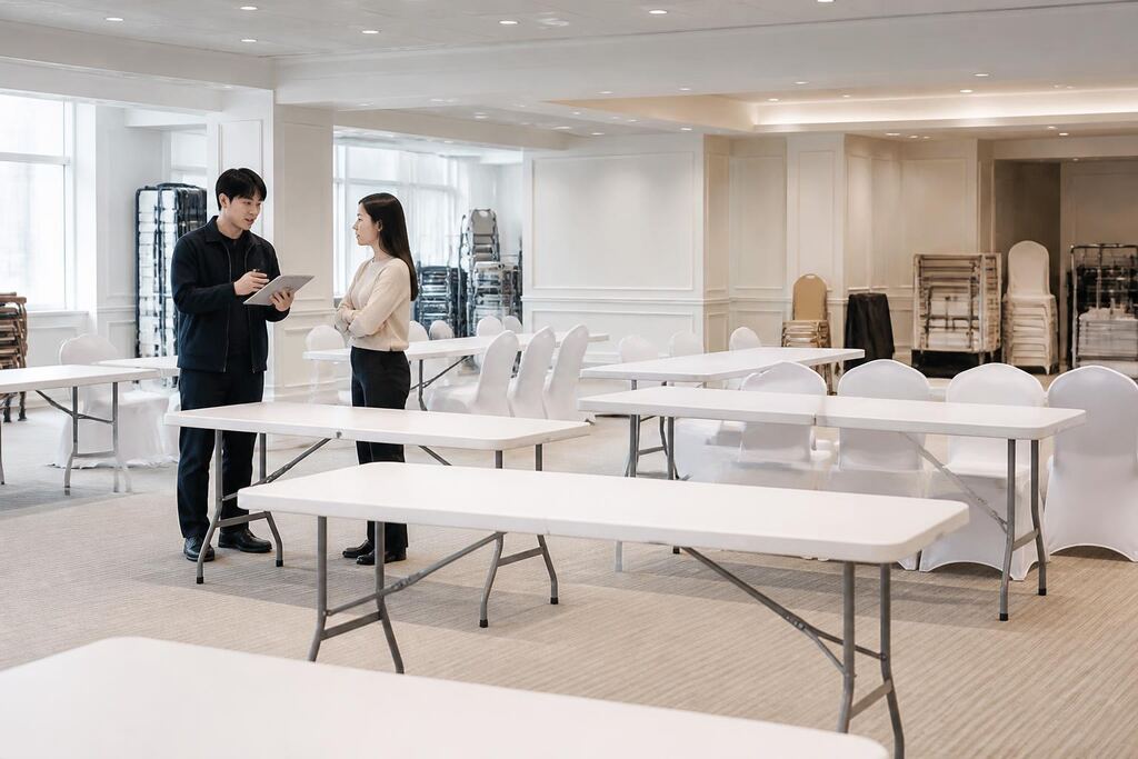 서울 동대문구 테이블·의자 렌탈 이미지