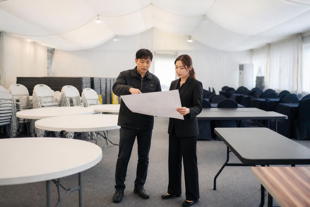 서울 송파구 테이블·의자 렌탈 이미지