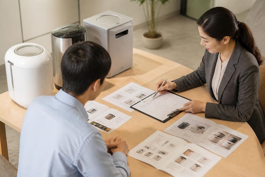 서울 서대문구 음식물처리기 렌탈 비용과 업체 비교 정보 이미지