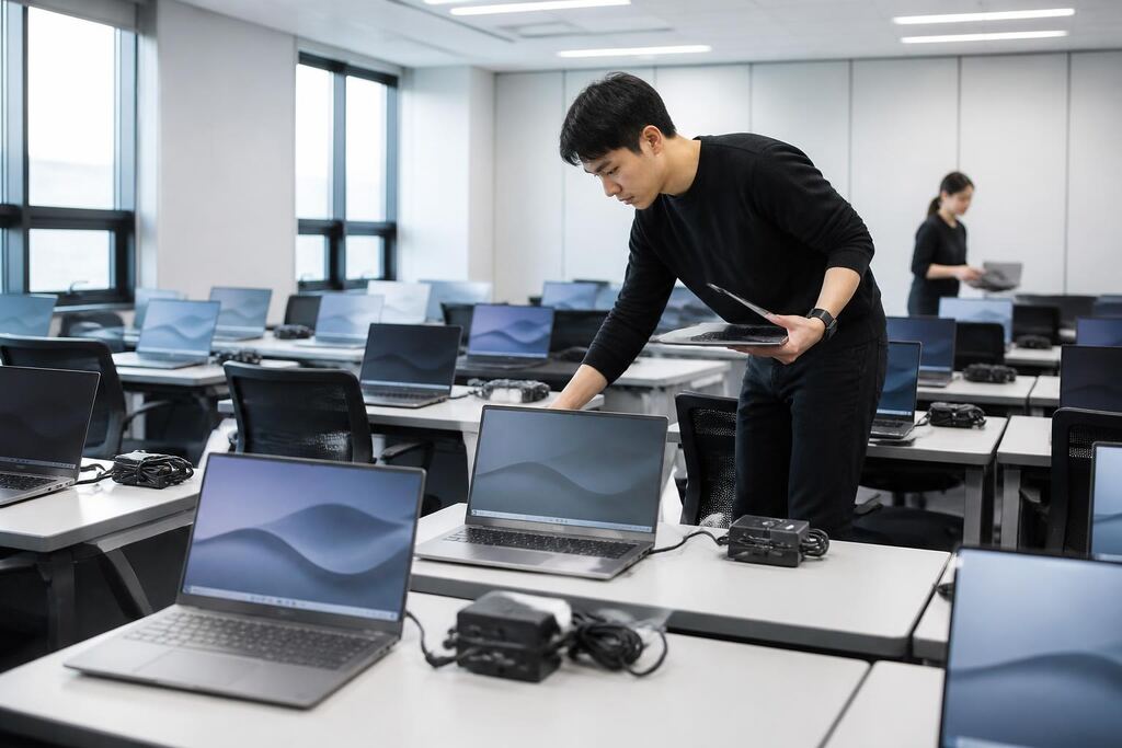 서울 동대문구 노트북 렌탈 작업 범위와 현장 조건 이미지