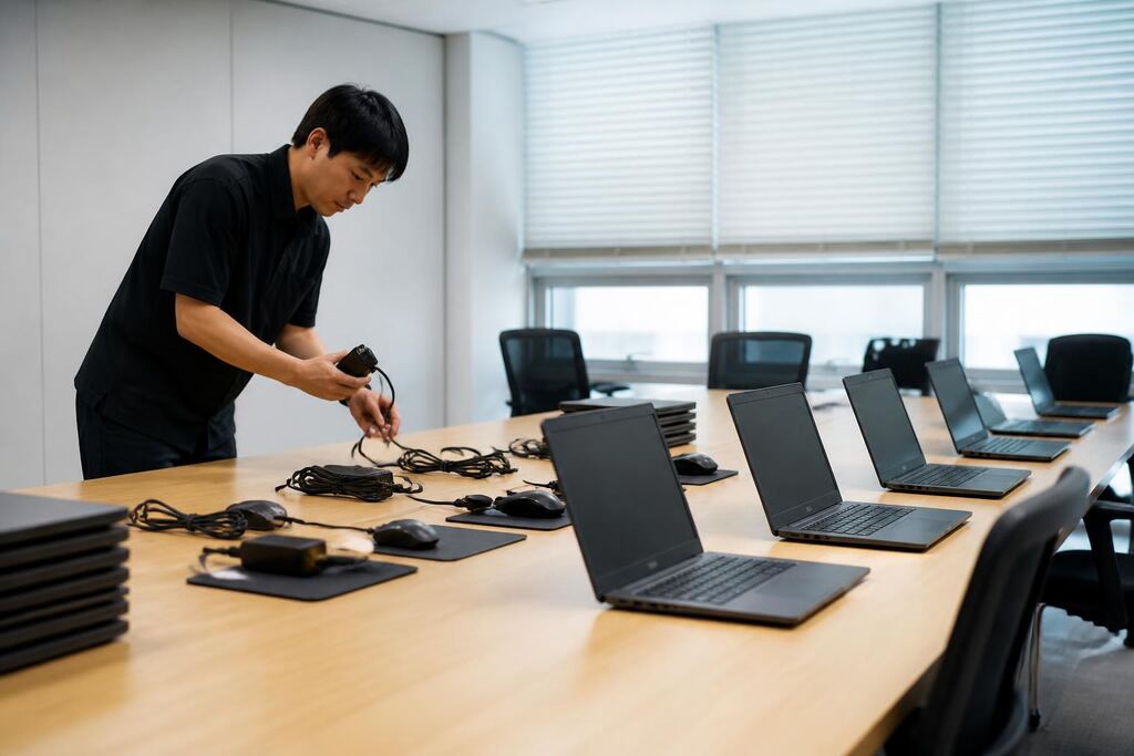 서울 송파구 노트북 렌탈 작업 범위와 현장 조건 이미지