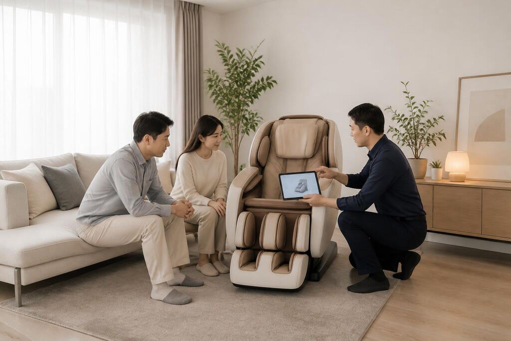 서울 중랑구 안마의자 렌탈 이미지