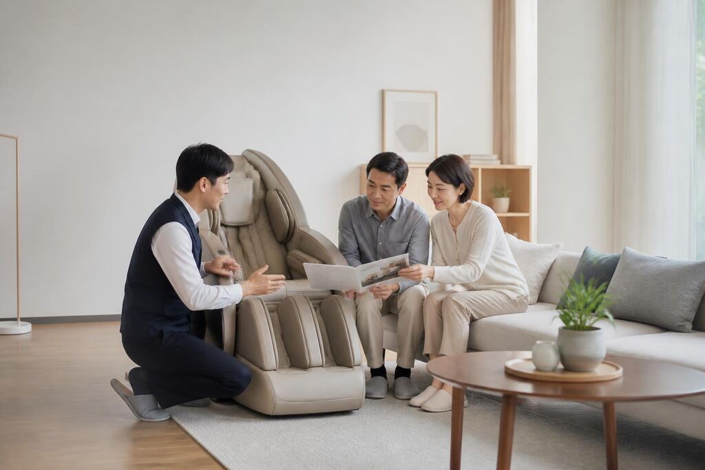 서울 성북구 안마의자 렌탈 이미지