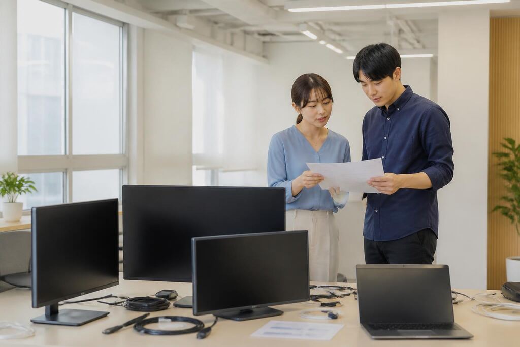 서울 용산구 모니터 렌탈 이미지