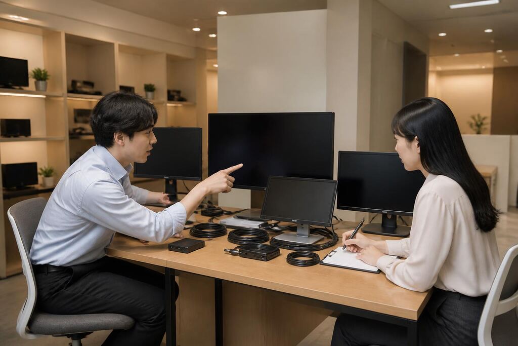 서울 중랑구 모니터 렌탈 이미지